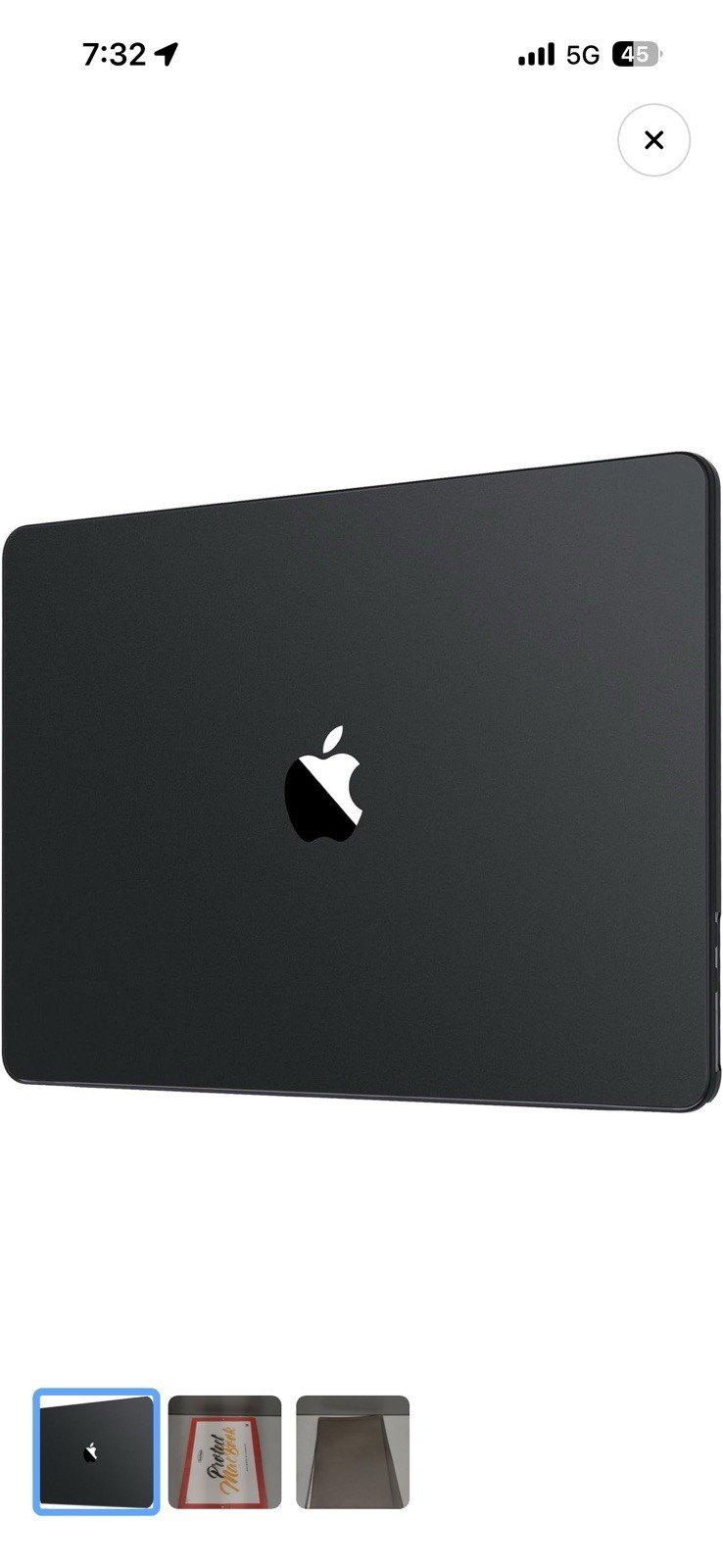 Soonjet Invisible Armor for MacBook Pro 16” Hard Shell Case