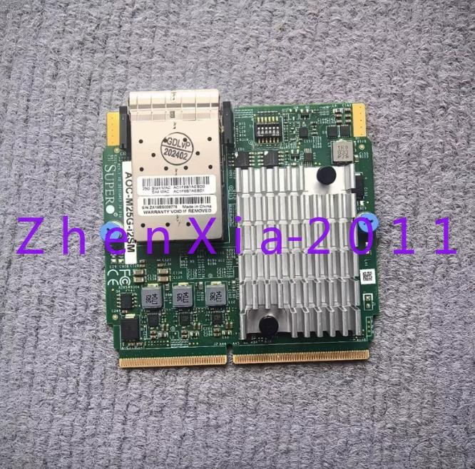 1pc used AOC-M25G-i2SM network card