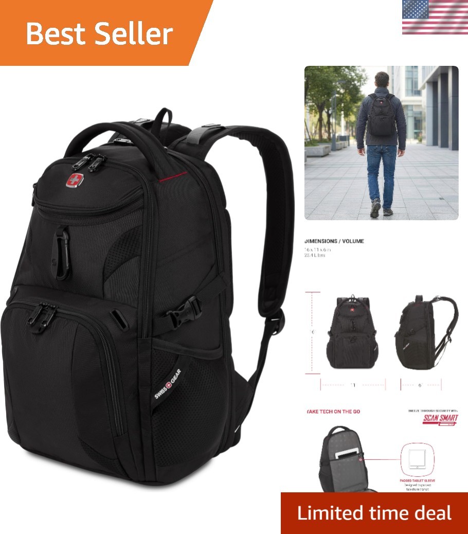 1900 Scansmart Mini/Slim Version, Fits Most 13 Inch Laptops and Tablets, TSA ...