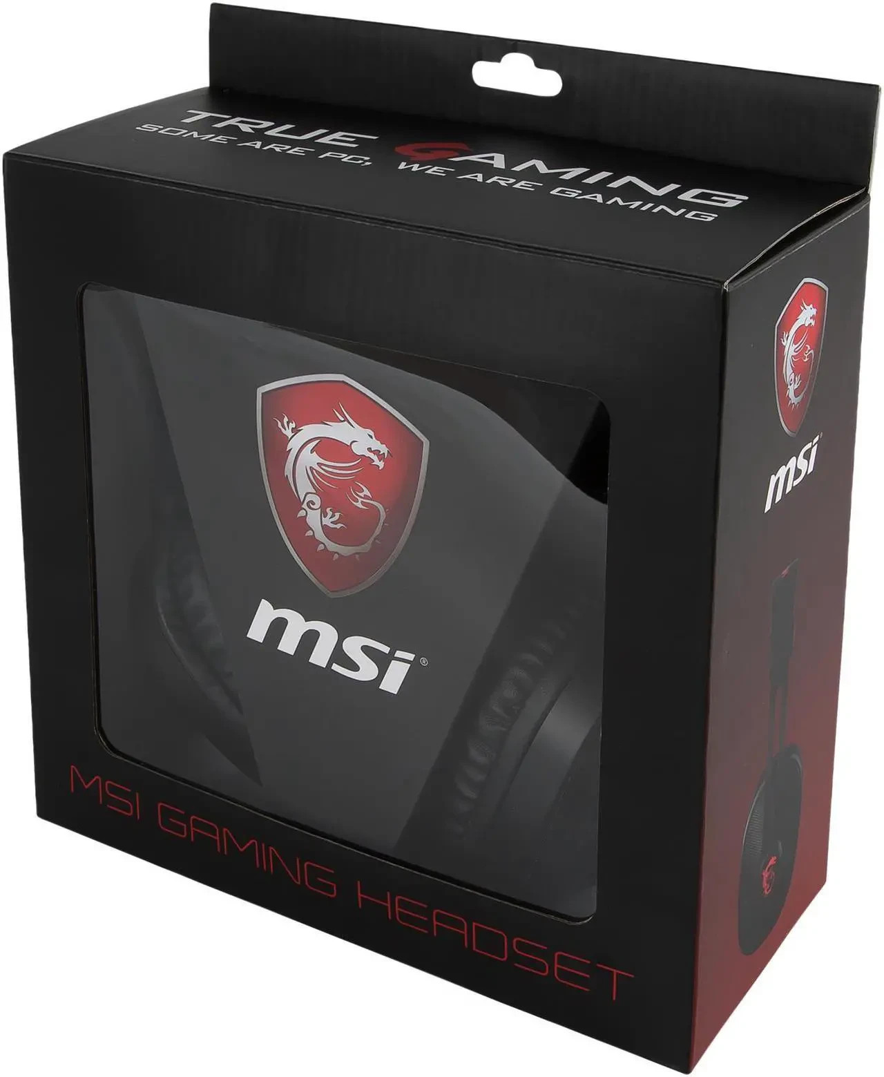 MSI Dragon Fever Over Ear Adjustable Gaming Headset Black NEW