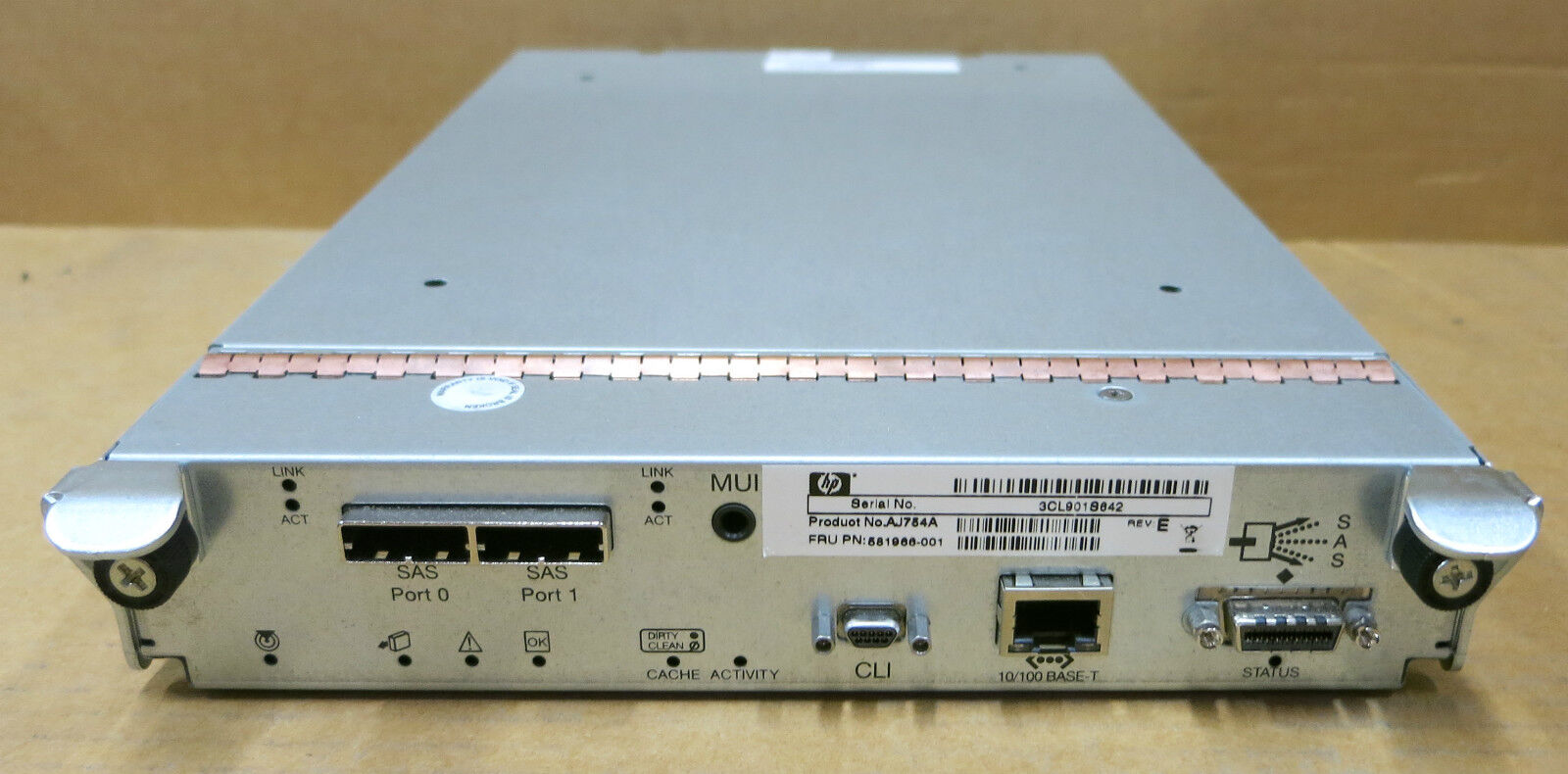 HP Storageworks MSA2000 Modular Smart Array SAS Controller 581966-001 AJ754A