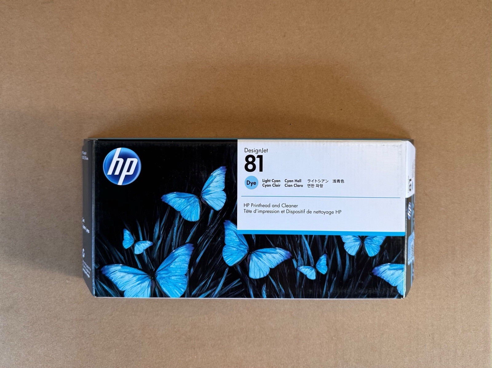 2022 Genuine HP 81 Light Cyan Printhead Cleaner C4954A DesignJet 5000 5500 Seal