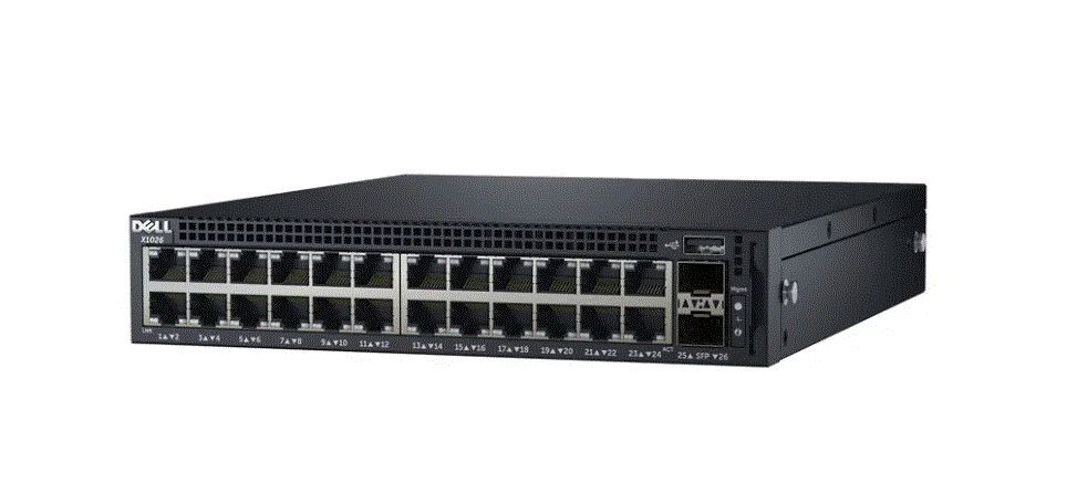 Dell X1026P-RFB 26-Port Smart Managed Switch with Easy GUI-Based Management ~E~