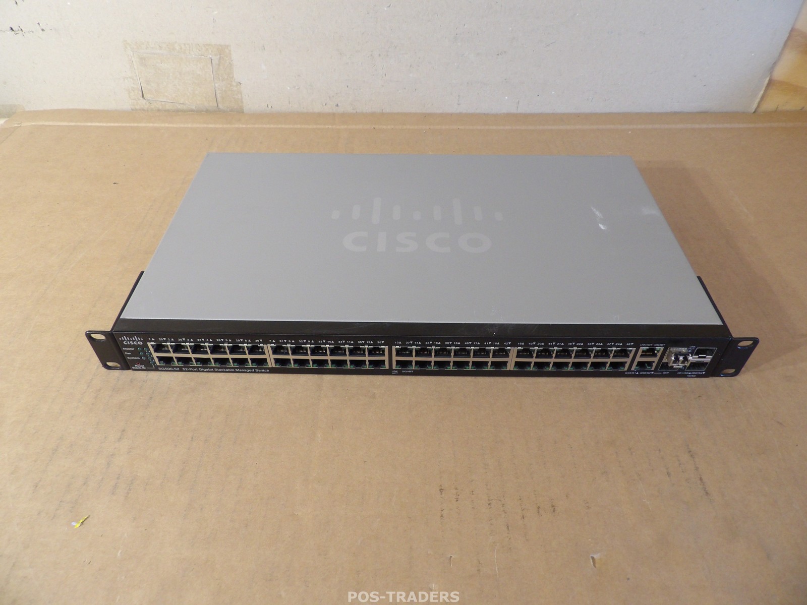 Cisco SG500-52 K9 V04 52-Port Gigabit Stackable Managed Switch - INCL 1x SFP