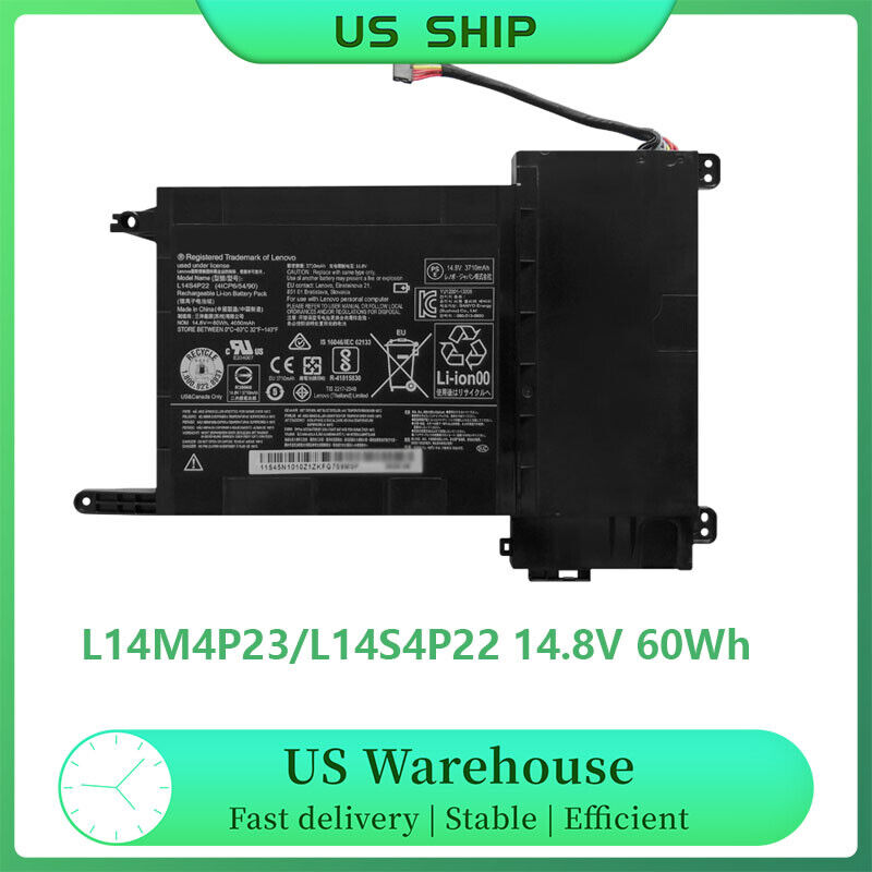 Genuine L14M4P23 L14S4P22 Battery for Lenovo IdeaPad Y700-15ISK Y700-17ISK Y700