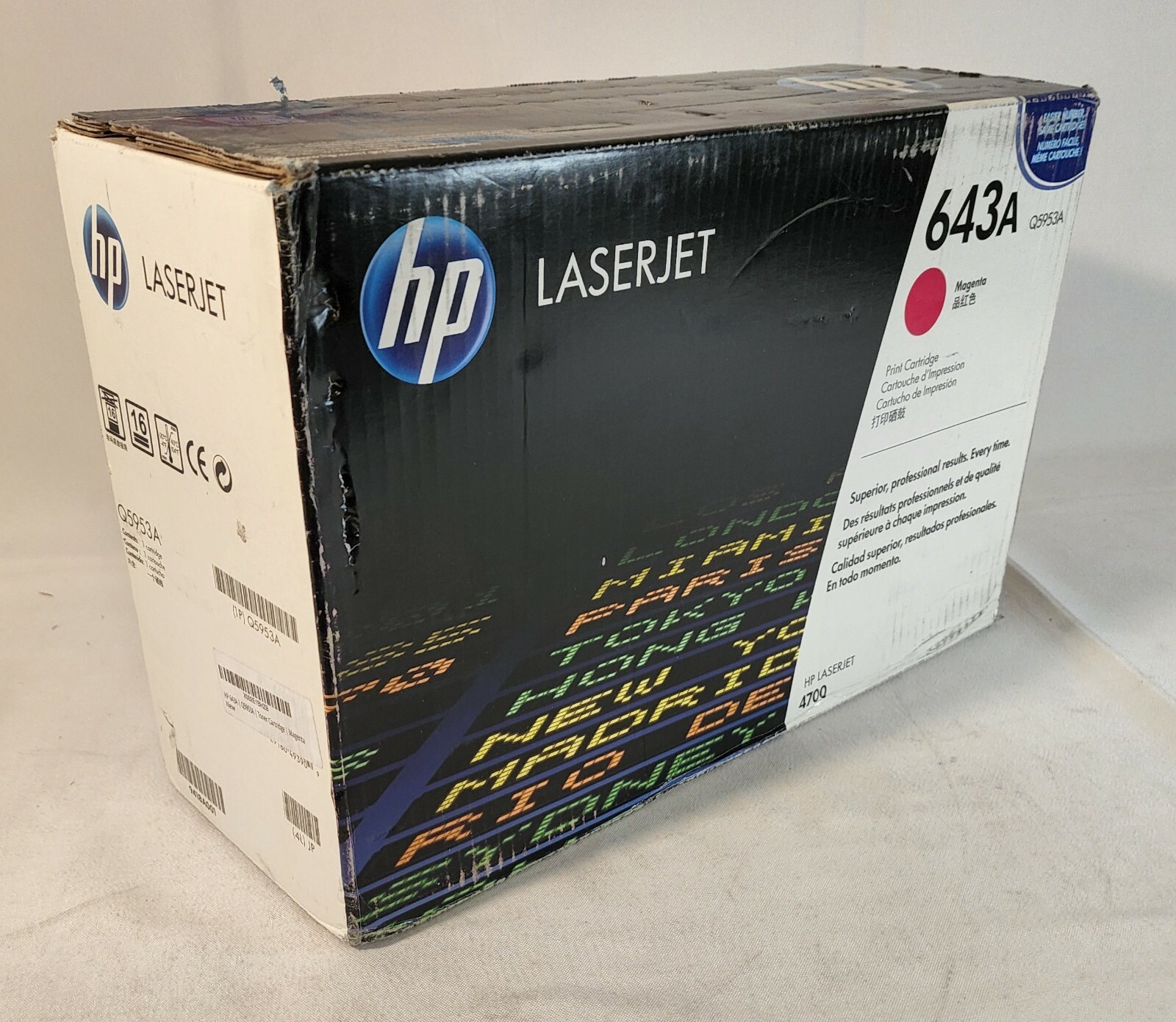 HP 643A Q5953A Magenta Toner Cartridge Genuine New Sealed No Box 