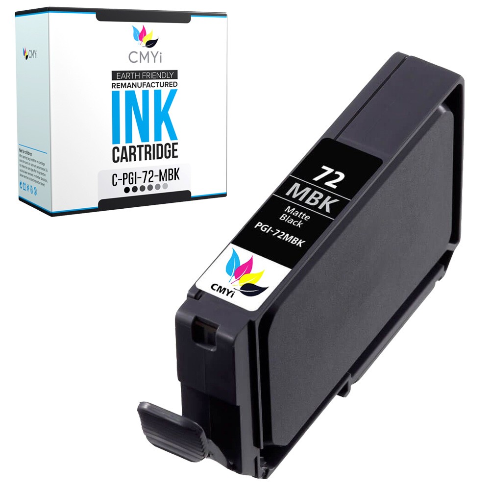 CMYi 1PK Compatible PGI-72 Matte Black Ink Cartridge for Canon PIXMA PRO-10 10S
