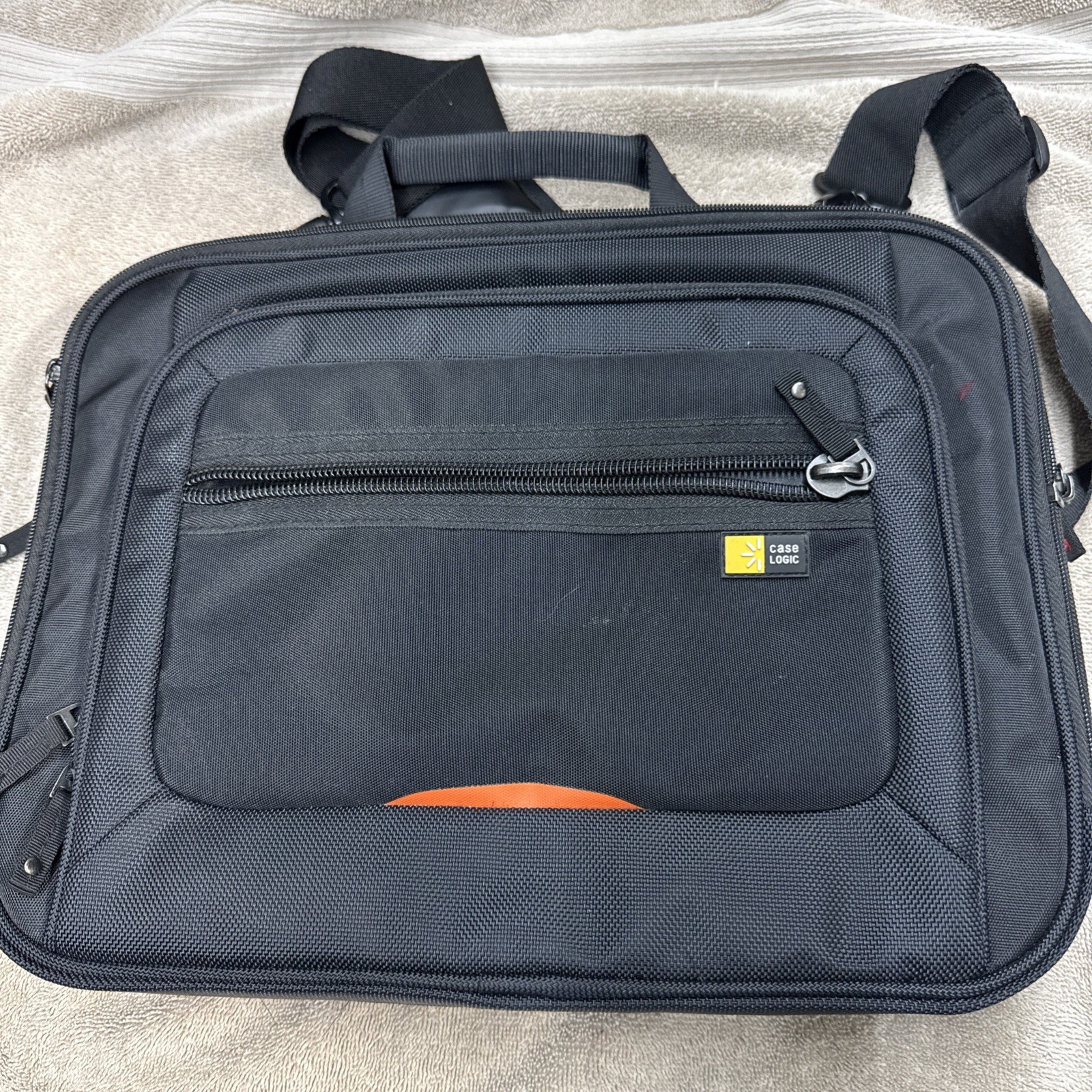 Case Logic Padded Small Laptop/Tablet Travel Brief Bag W/ Shoulder Strap Handle