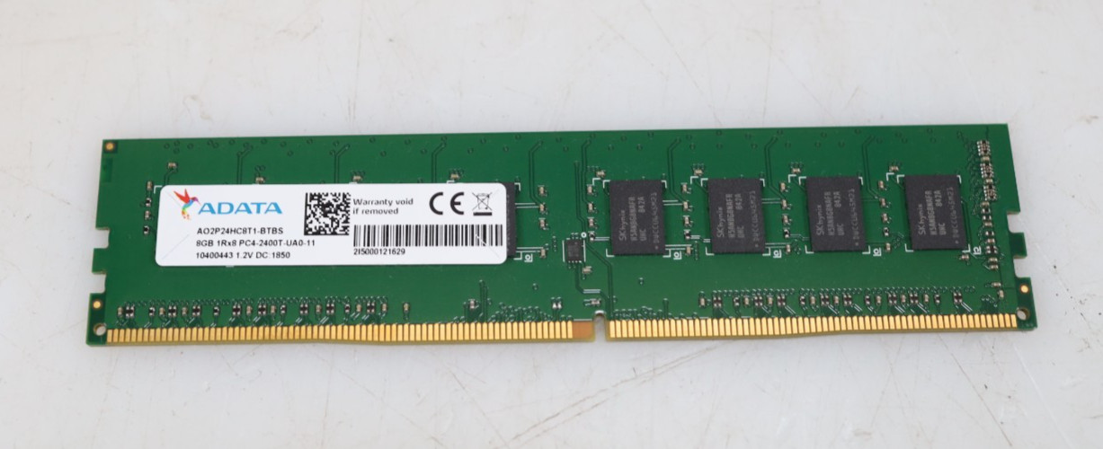 8GB ADATA AQ2P24HC8T1-BTBS 2400MHz DDR4 Desktop Memory