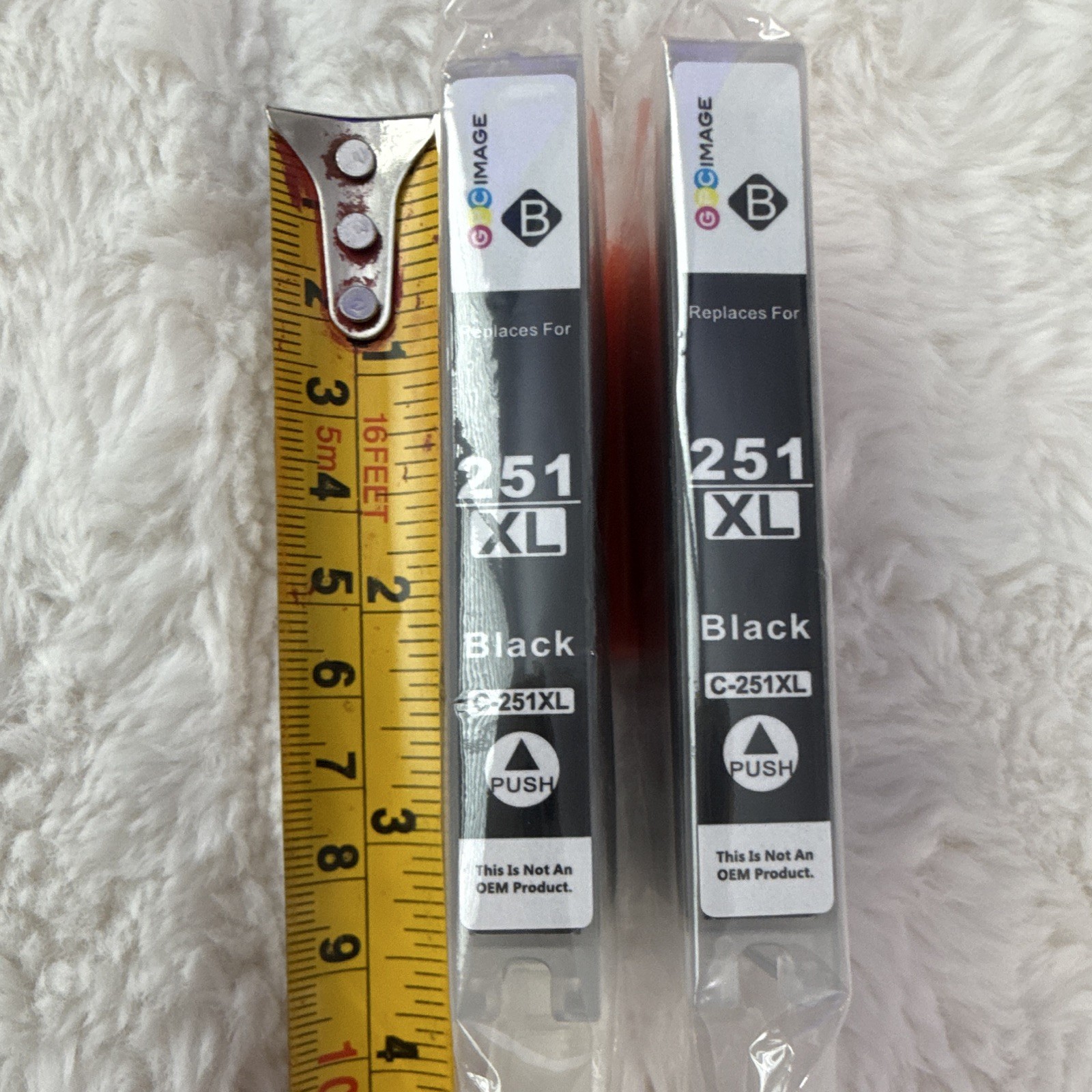 Gimage 2-Pack Black Compatible Ink Cartridges for Canon 251XL C-251XL