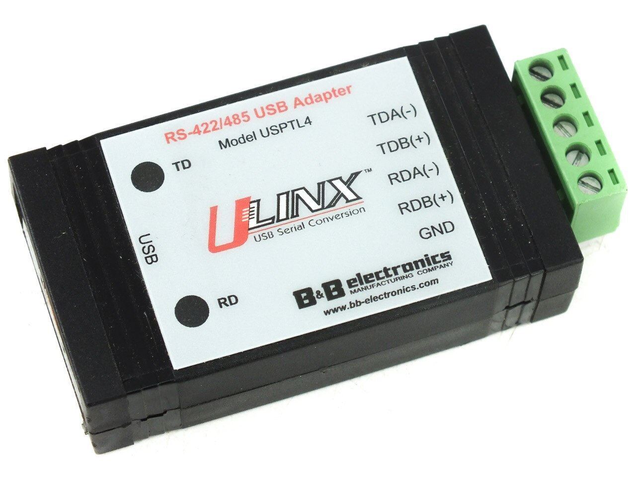 B&B Electronics USPTL4 Serial Converter USB 2.0 to RS-422/485 TB