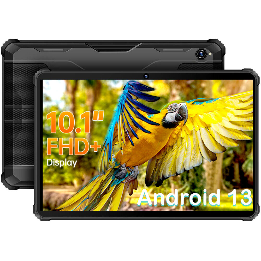 OUKITEL RT5 10.1in Rugged Tablet 11000mAh 14GB+256GB Android13 Waterproof Tablet