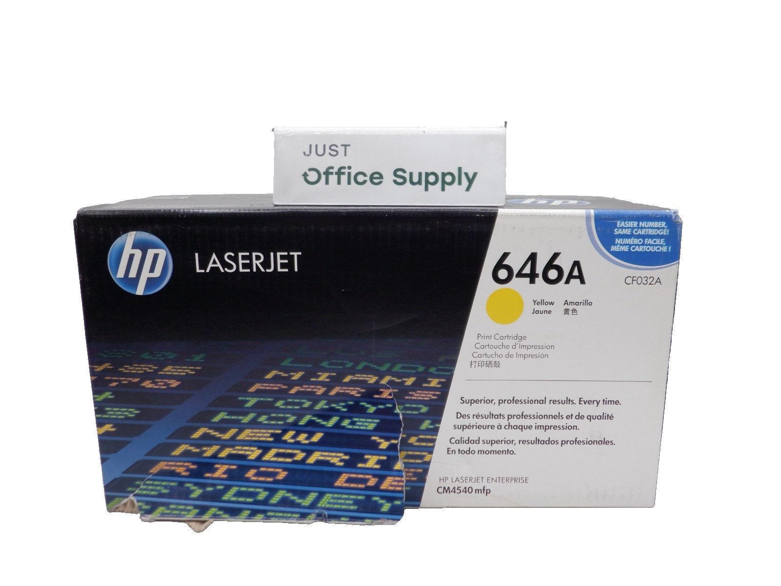 Genuine  HP 646A Yellow CF032A Print Toner Cartridge  H