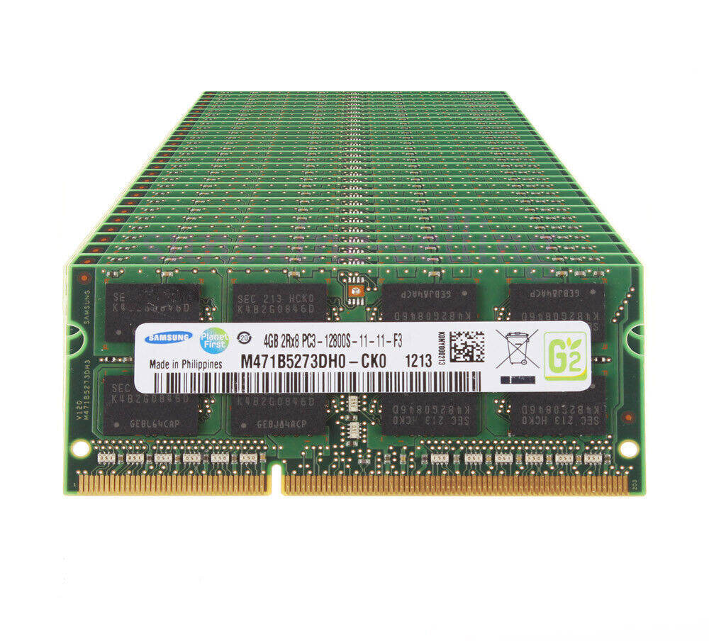 Samsung 40GB DDR3 RAM 10X 4GB 1600MHz PC3-12800 204PIN SODIMM Laptop Memory#
