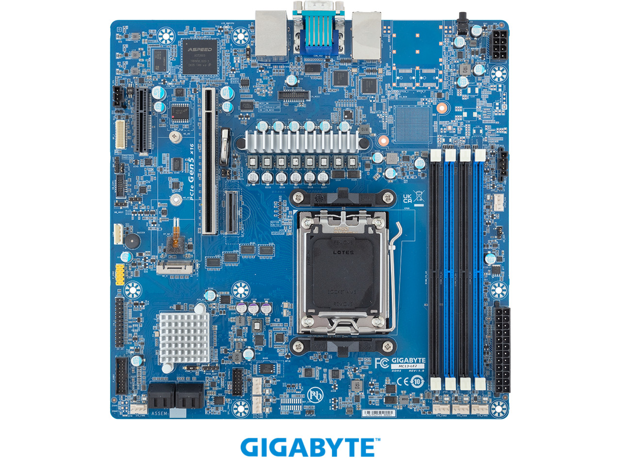 GIGABYTE MC13-LE2 Server Motherboard - AMD EPYC™ 4005/4004 & Ryzen™ 9000/7000 -