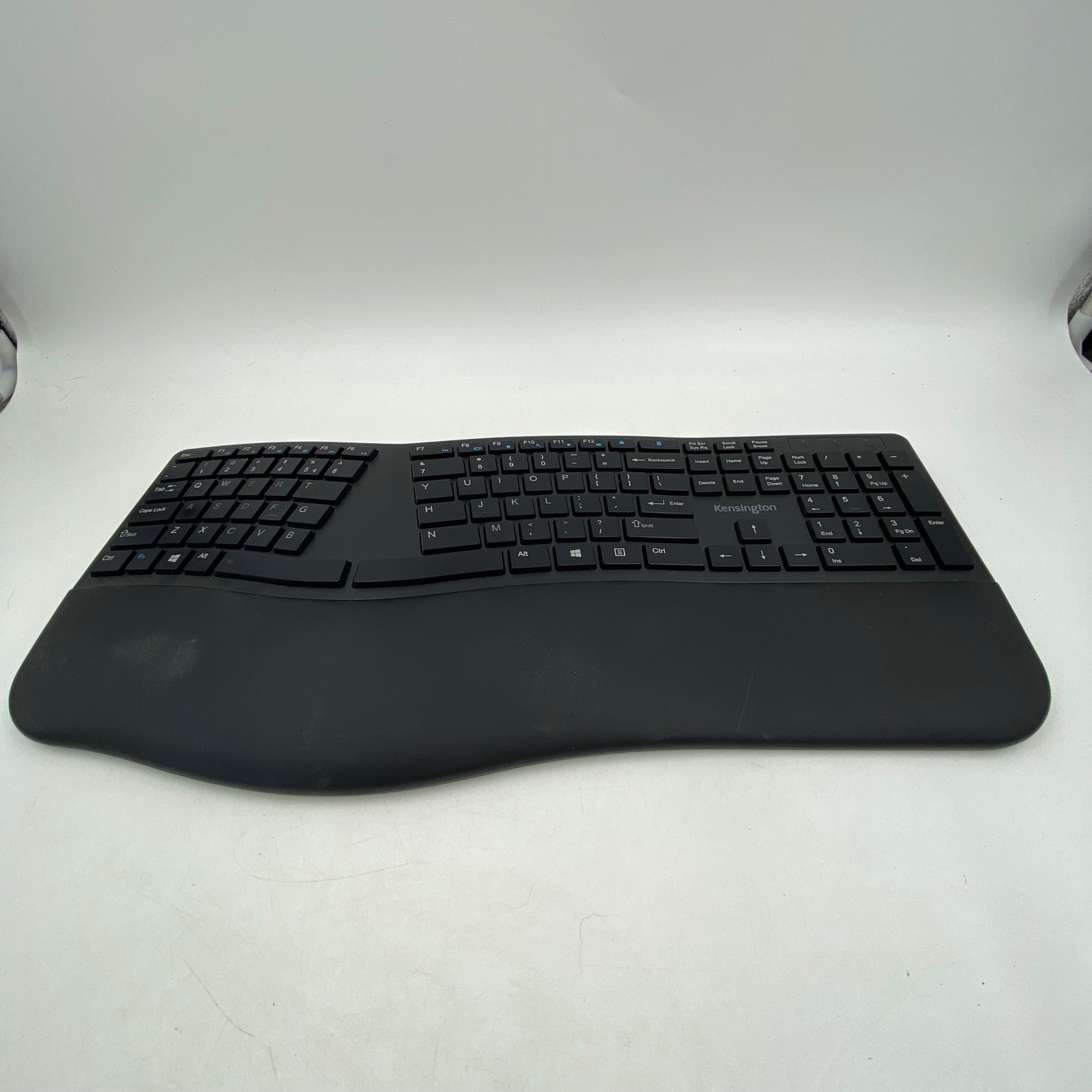 Kensington Pro Fit Ergo Wireless Keyboard Black K75401US Bluetooth Untested