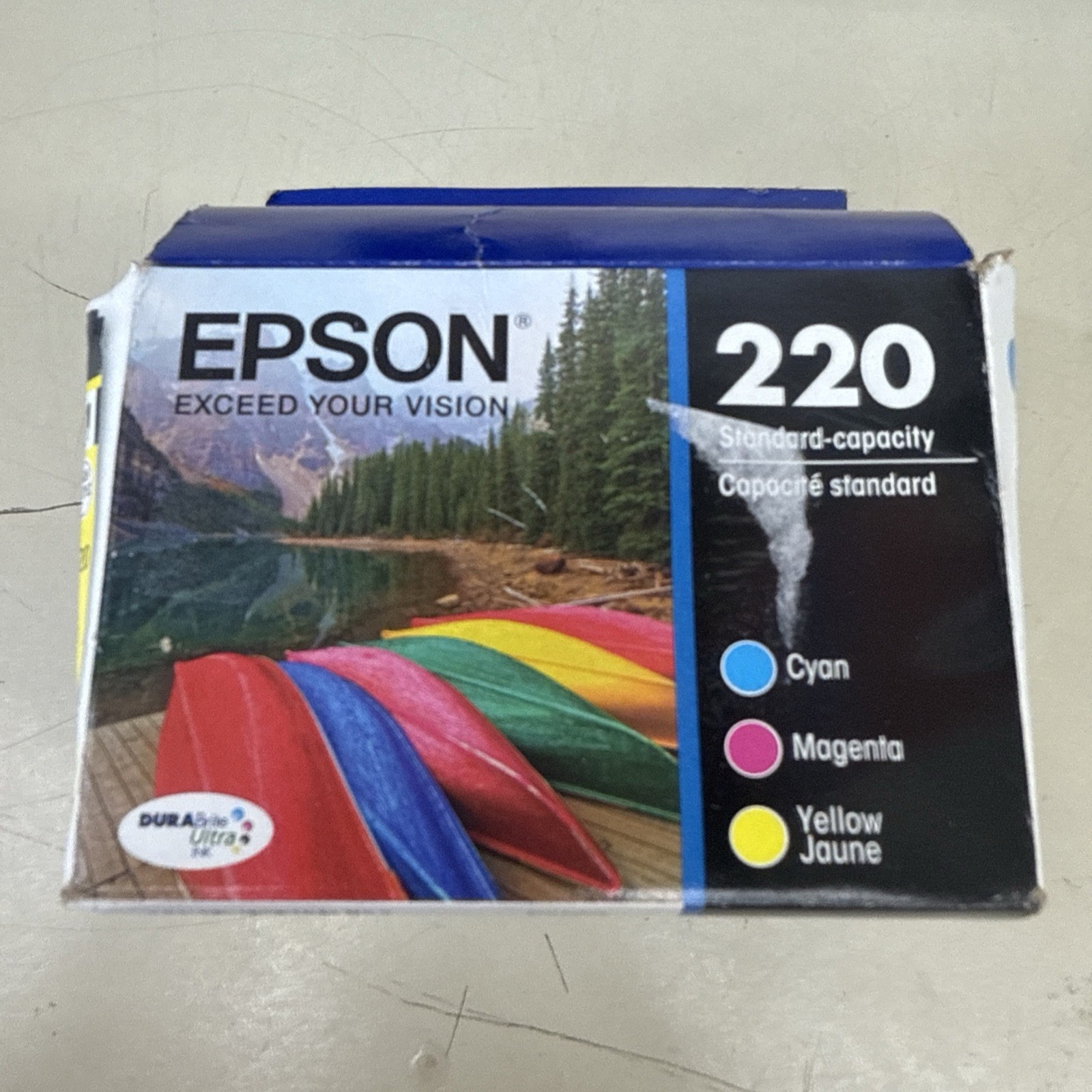 PICK EXP - Epson 220 Cyan Magenta Yellow Standard Ink Cartridge