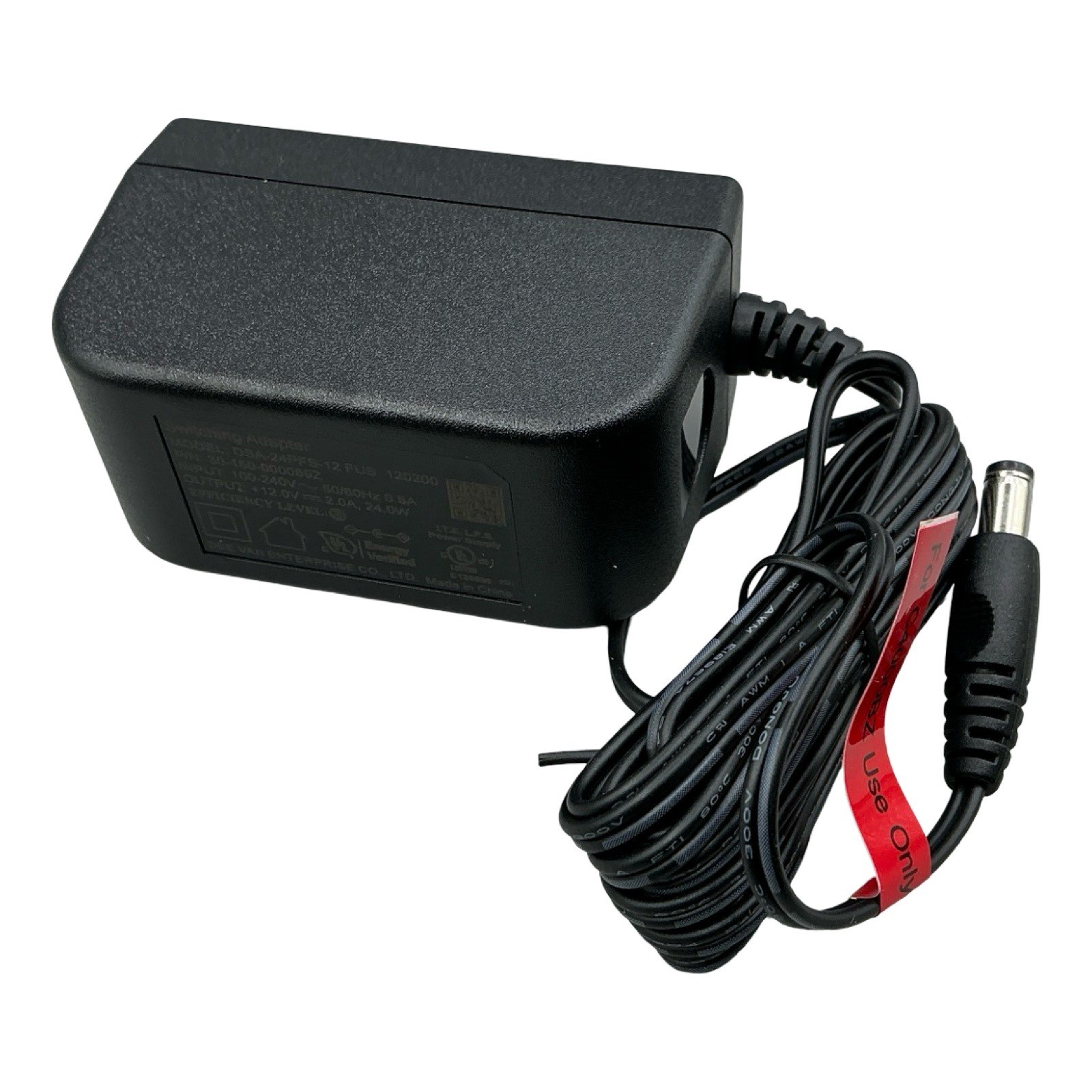 Dee Van Enterprise 12V 2A 24W AC Adapter DSA-24PFS-12 FUS 120200 Power Supply