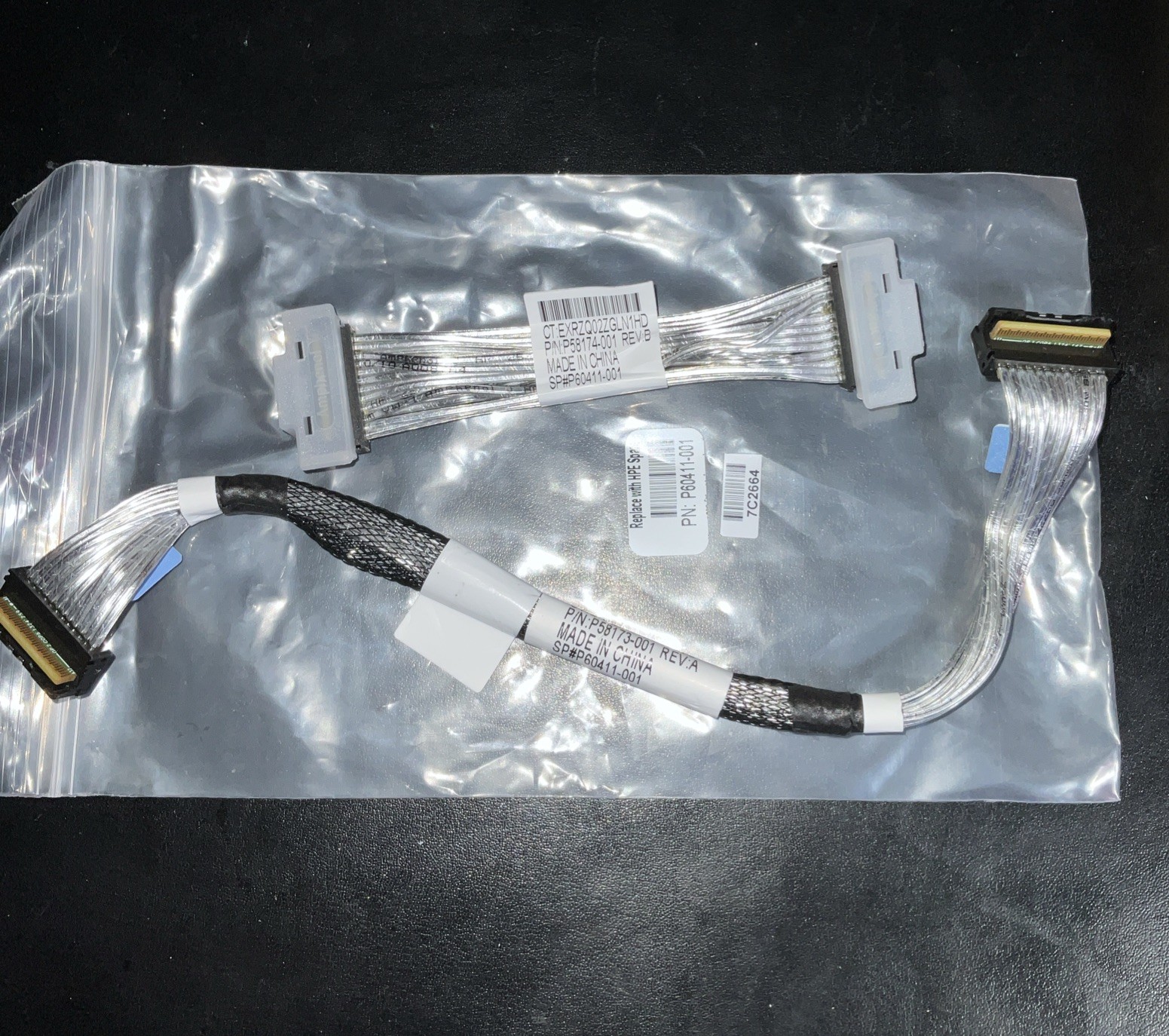 Genuine HPE P60411-001 ProLiant DL385 Gen11 OCP Ribbon Cable Upgrade Kit 74-Pin