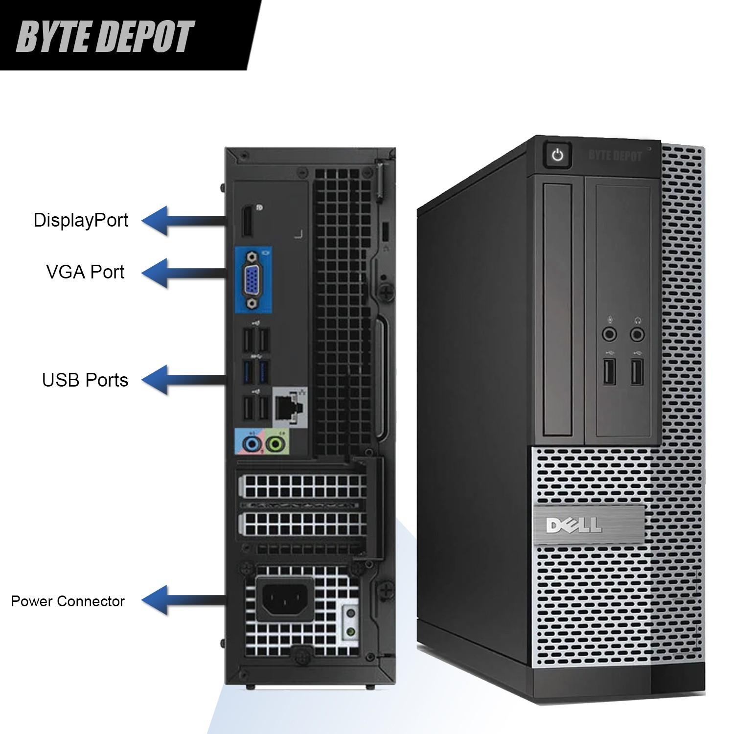 DELL Desktop Computer PC i5, Up to 64GB RAM 17TB SSD, Windows 11 Pro 25H2, WiFi