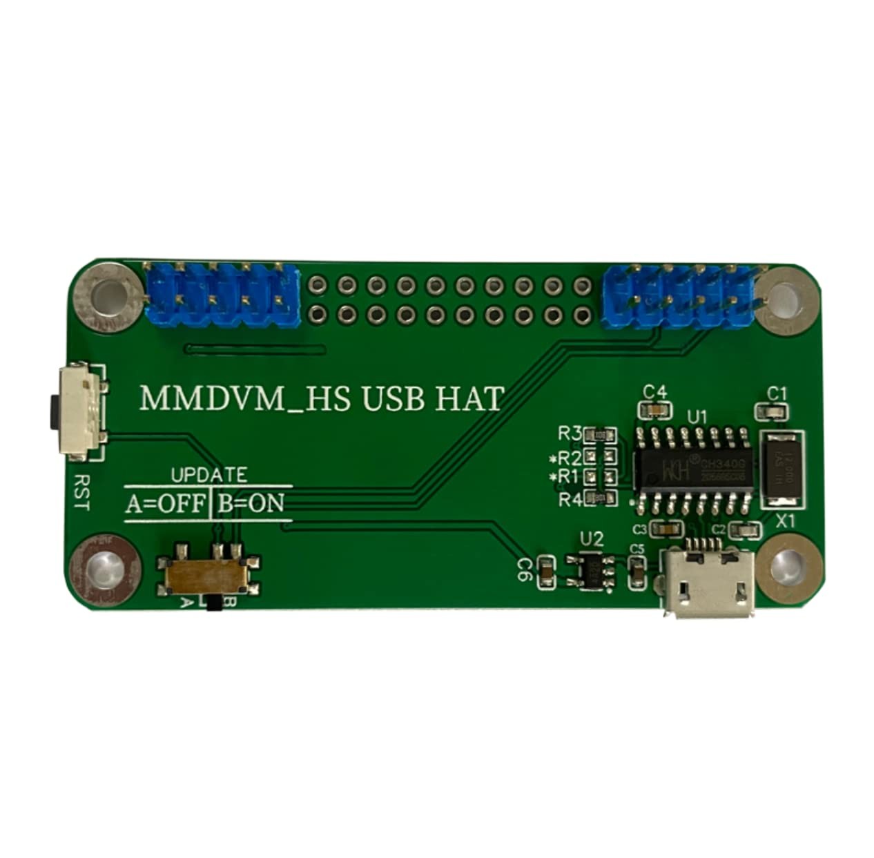 MMDVM Hotspot USB HAT Board for Simplex & Dual Band Hotspot & Modem RPT Hat S...