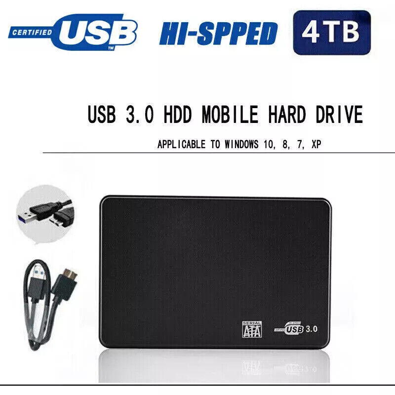 4TB USB3.0 Mobile Hard Disk Drive Disk High-speed Transmission Hard Disk Drive