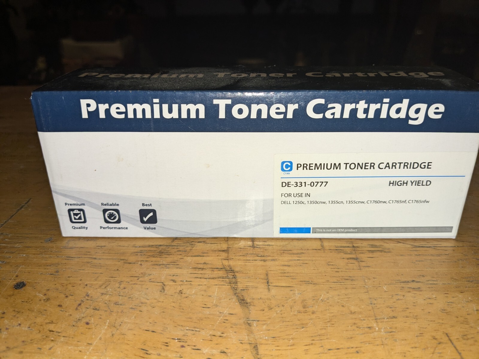 NEW Premium Black Non-OEM Toner Cartridge DE-331-0777 High Yield 