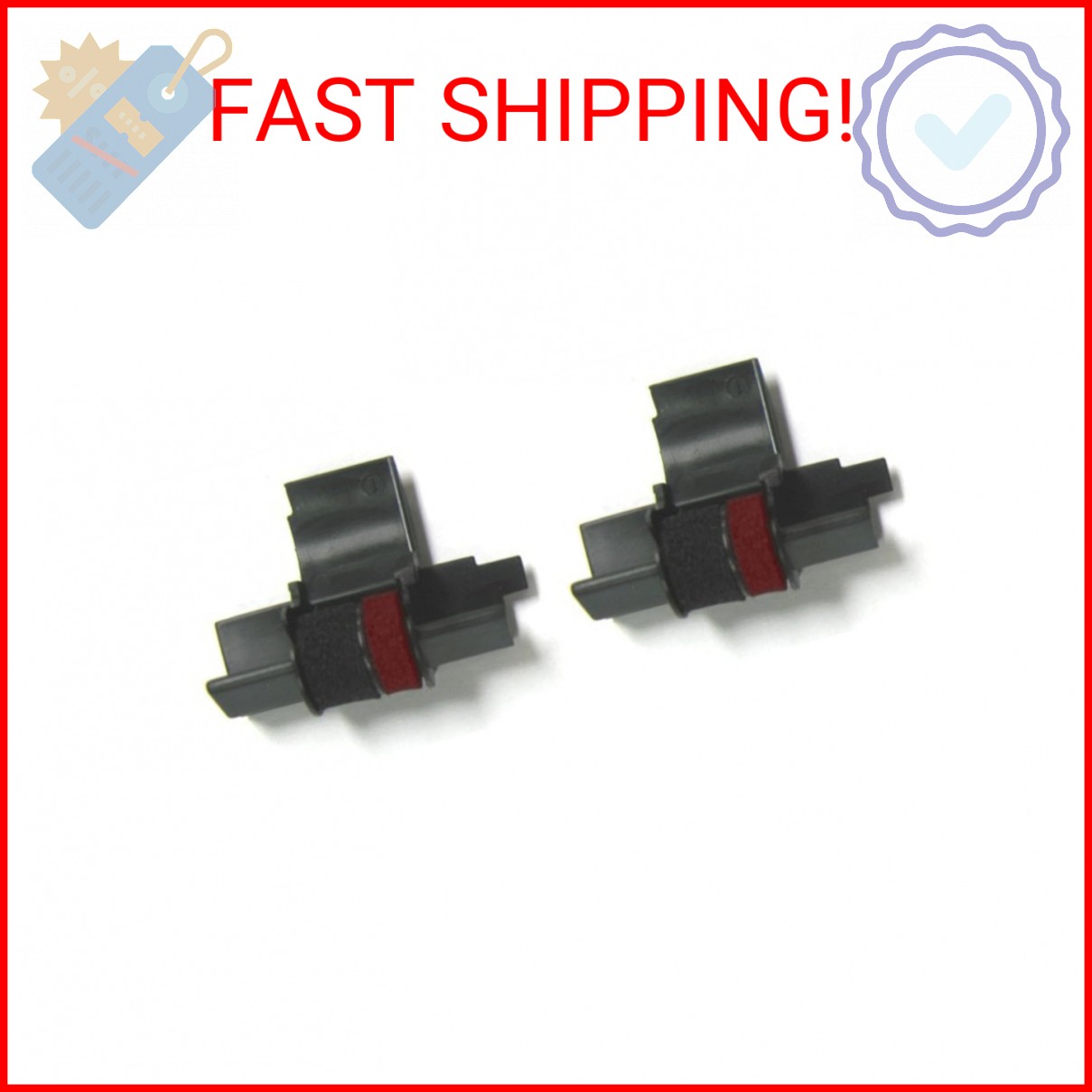 COMPUMATIC (2 Pack) Calculator Ink Roller Fits Sharp EL-1801V EL-1750V EL-1611V