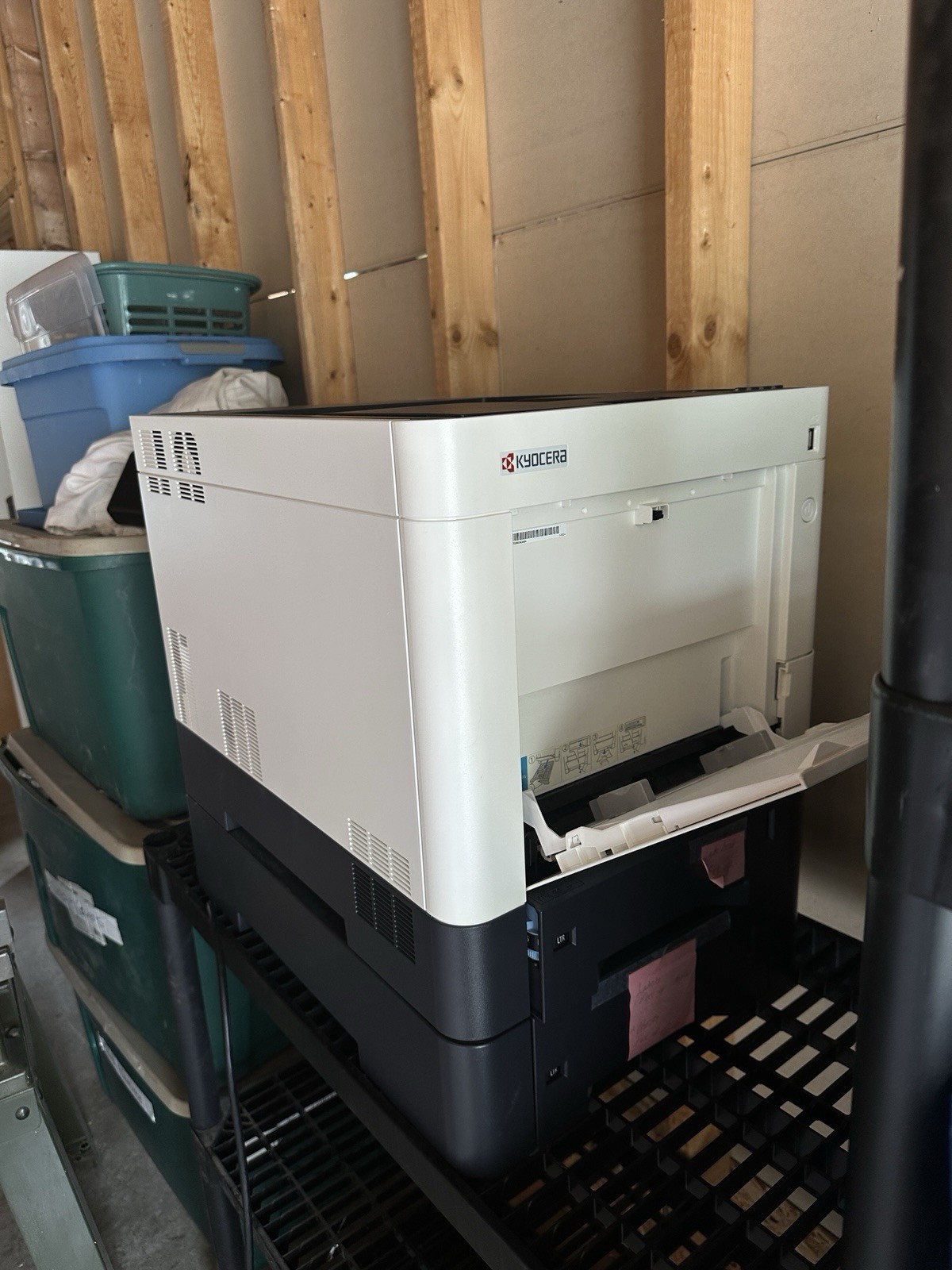 Kyocera Printer Bundle With Extra Paper Drawer And 3 Extra Color Cartridges