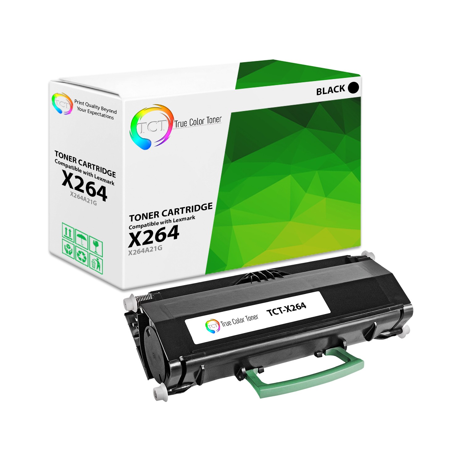 TCT X264A21G For Lexmark X264DN X363DN X364 Premium Compatible Toner Cartridge