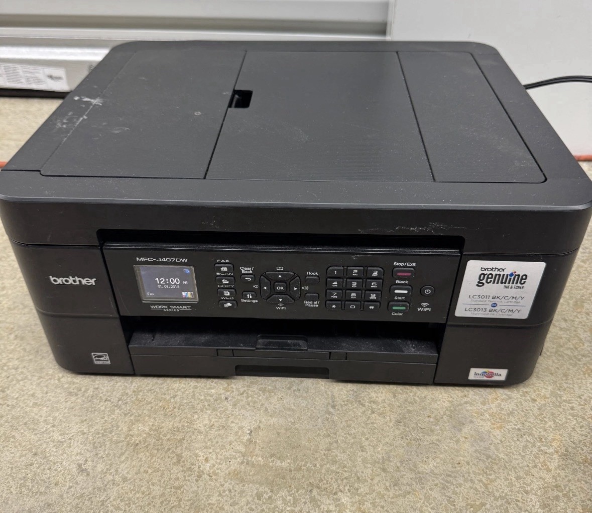 Brother Genuine Smart MFC-J497DW - All-In-One Inkjet Printer Low 760 Page Count