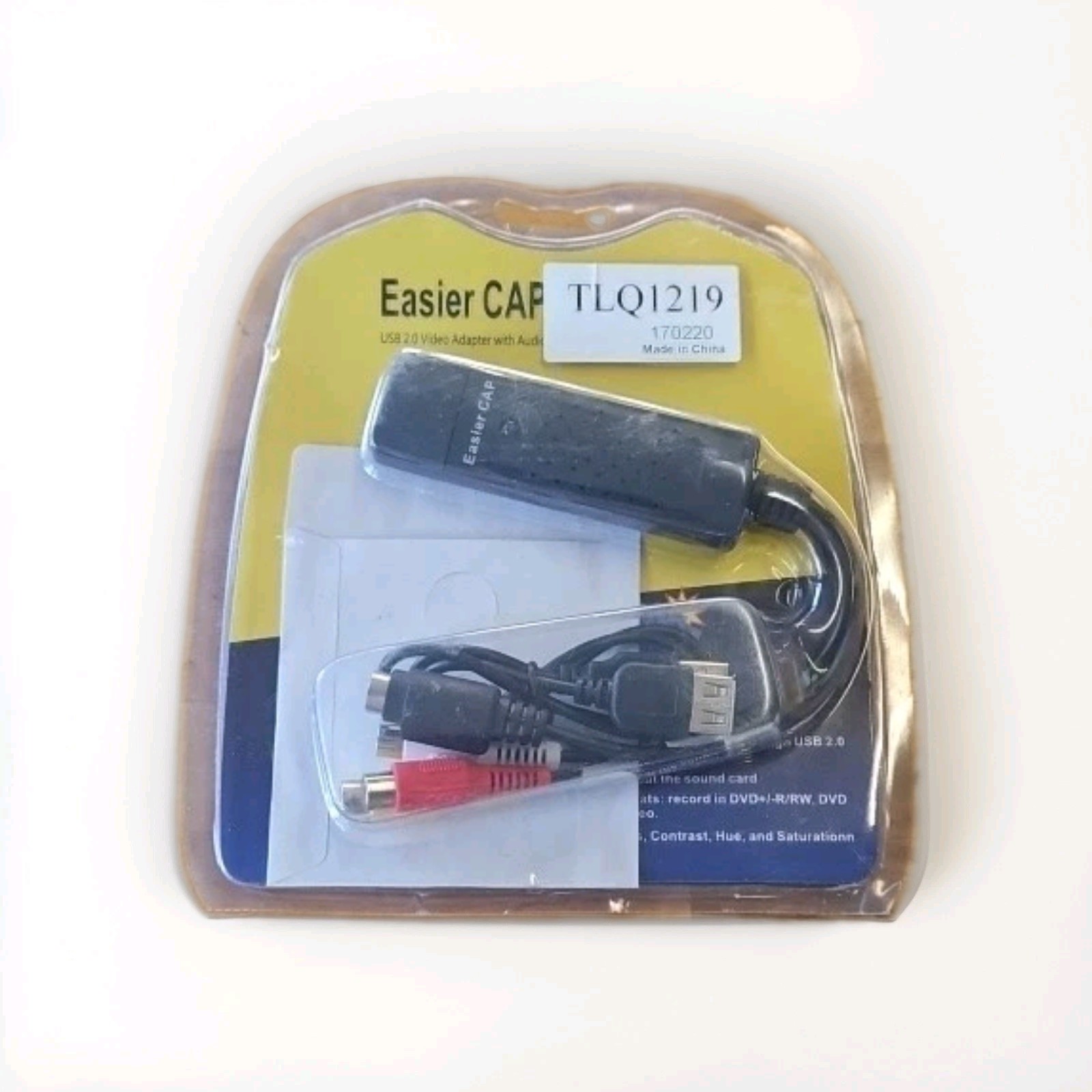 Easy CAP USB 2.0 Video Adapter with Audio Capture and Edit - NEW Sealed