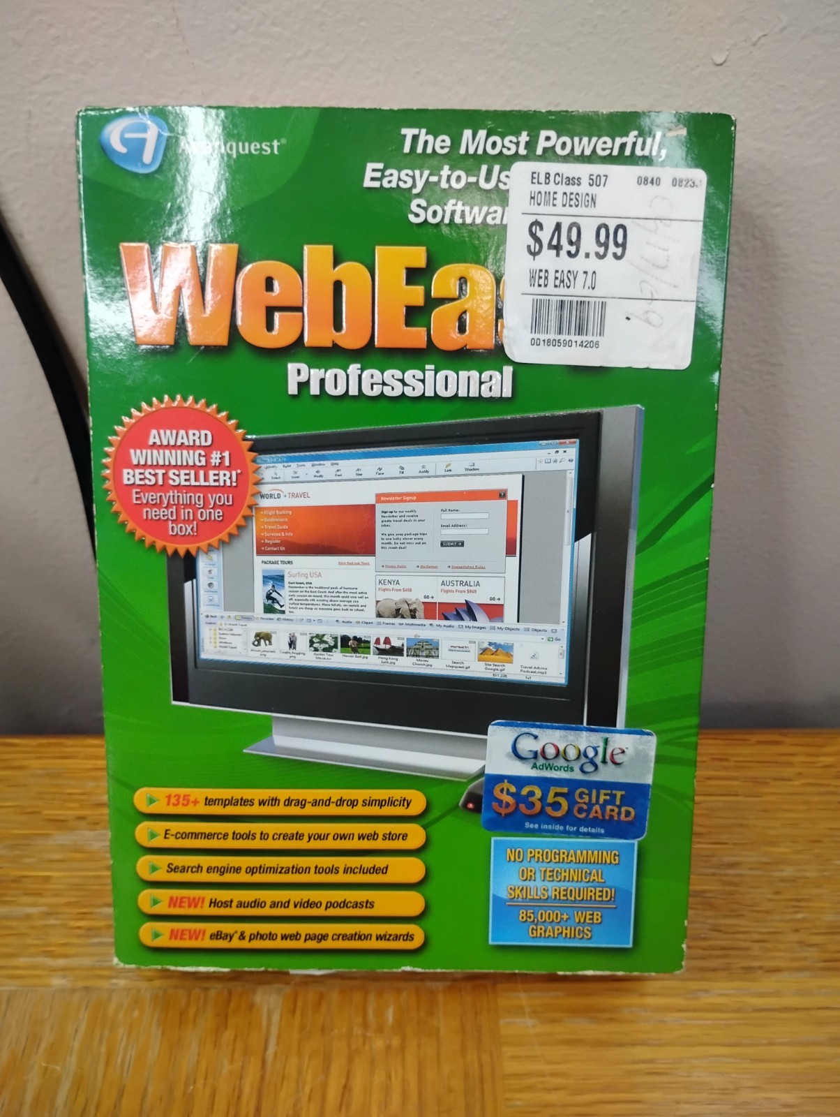 Webeasy 7 PC-Rom Software Windows 2000, XP, Vista  2007