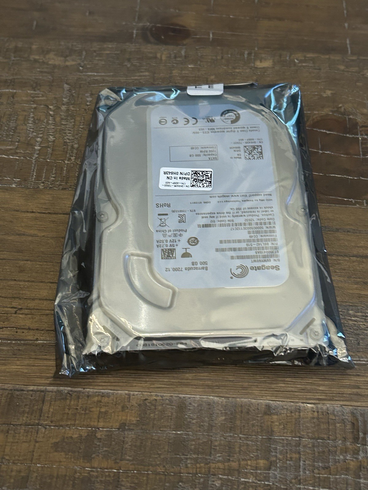 Dell 500GB 7.2 RPM NCQ SATA Hard Drive H643R Sealed Box