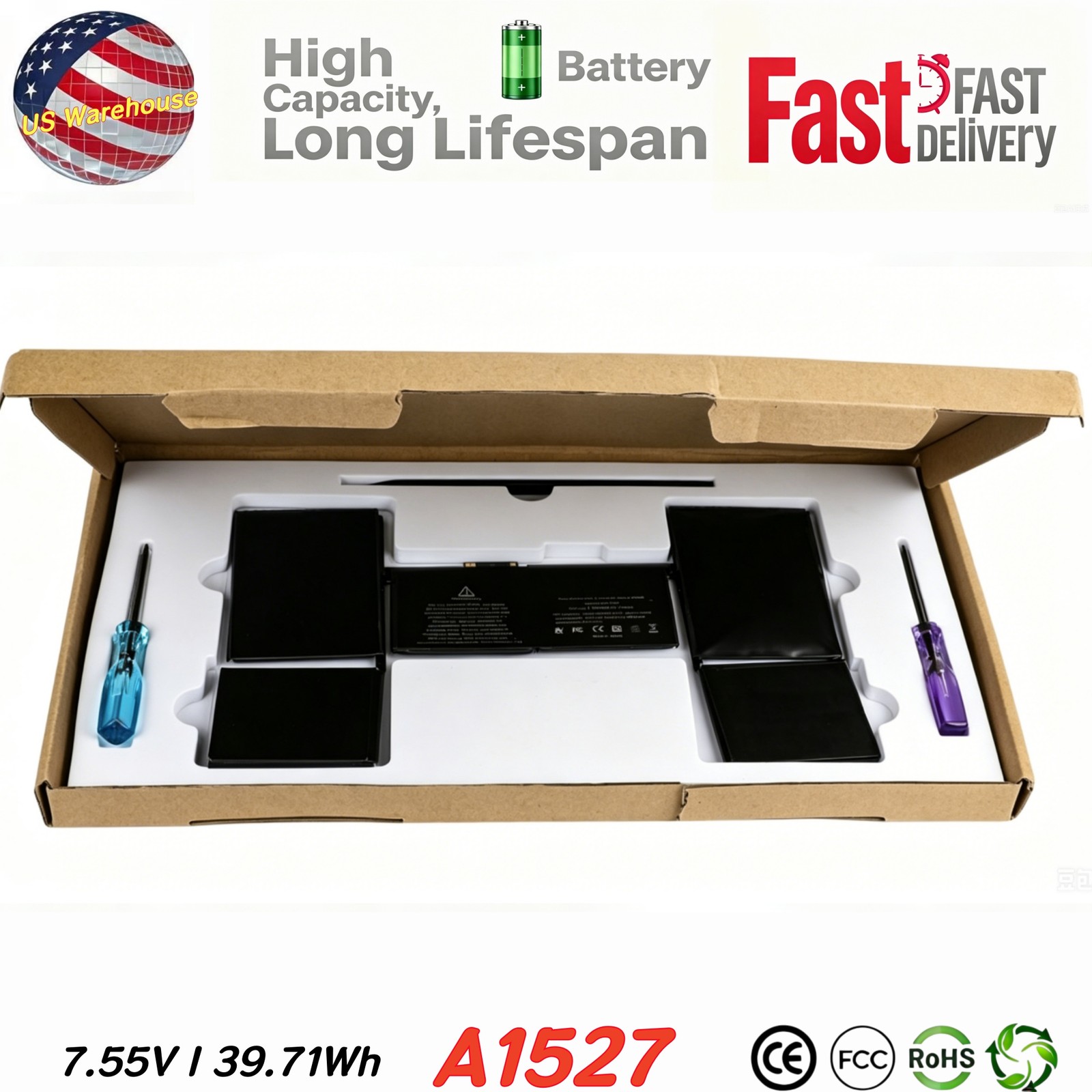 ✅LOT 10x A1527 Battery for Apple MacBook Retina 12" Early 2015 2016 Mid 2017