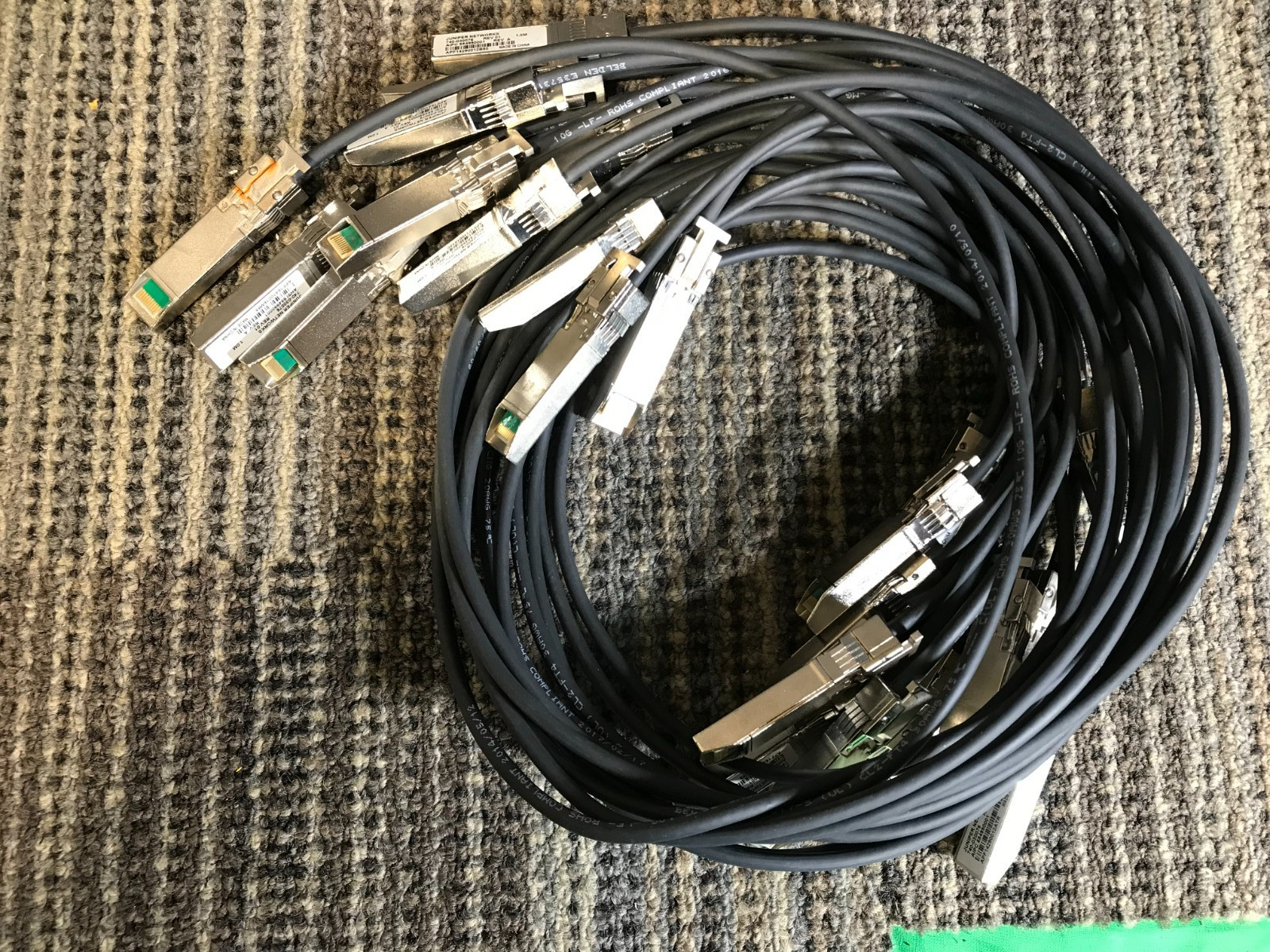 (LOT OF 12 ) Juniper Networks 740-030076 10GbE SFP+ 3ft 1M Copper Ethernet Cable