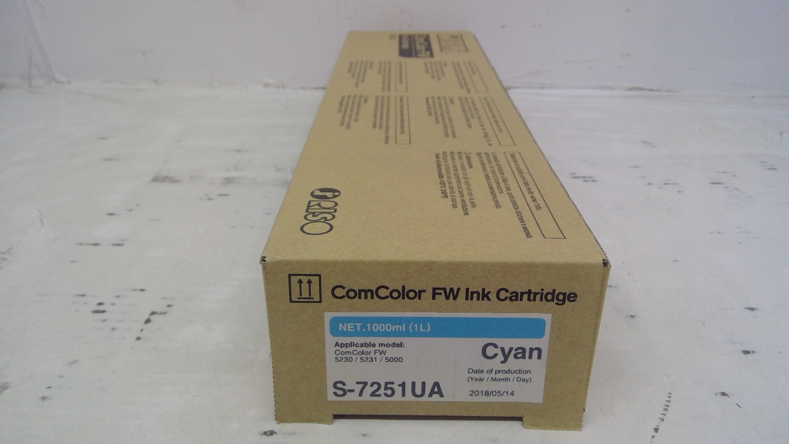 Genuine RISO 5230/5231/5000 Cyan Toner Cartridge S-7251US S7251UA