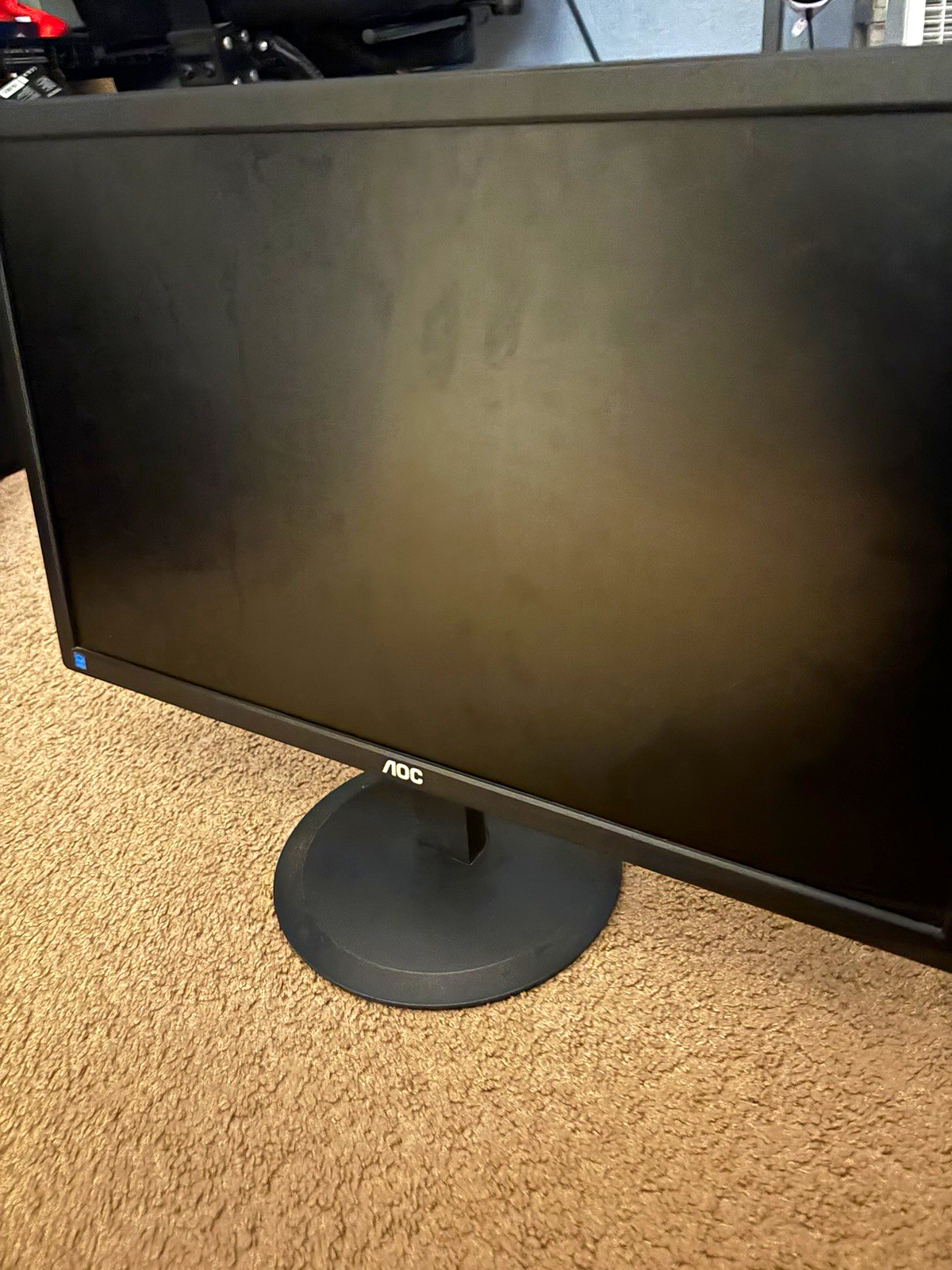 AOC E2280SW AOC Value 22" LCD Monitor 1080p 60Hz VGA Widescreen Black