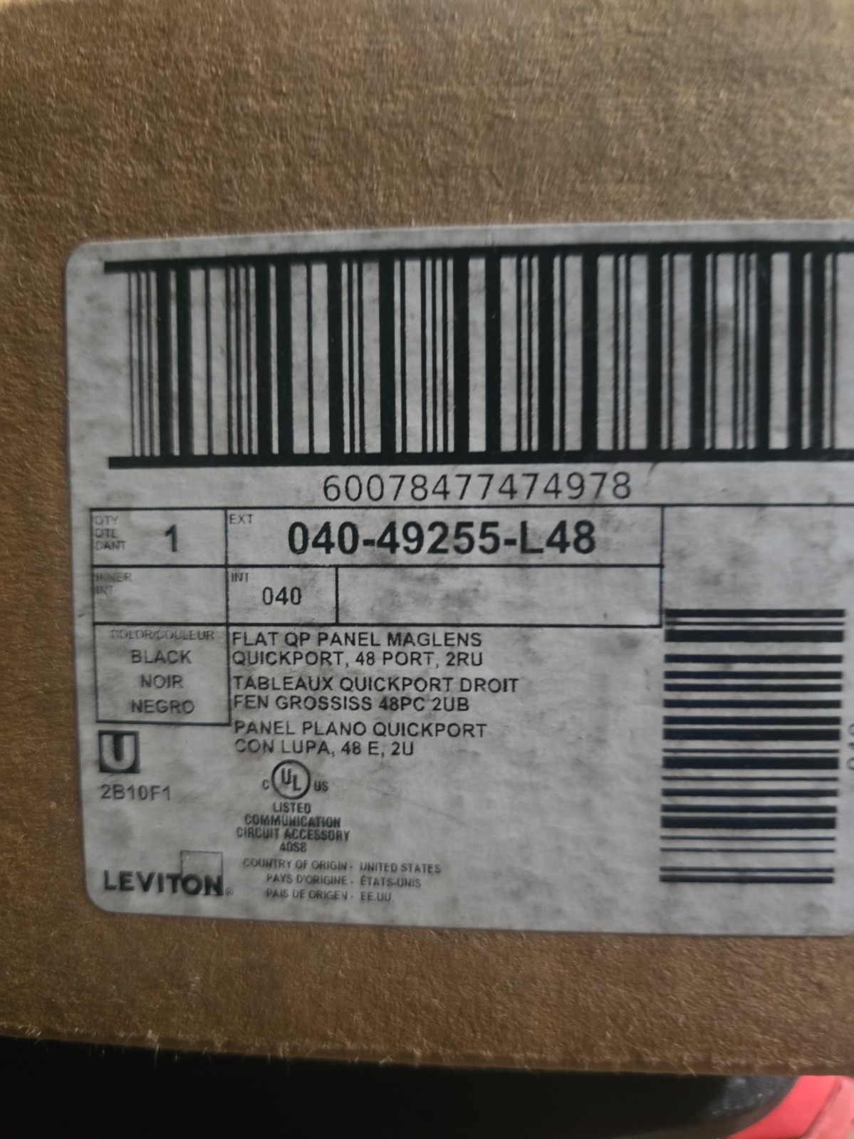 040-49255-L48  Leviton