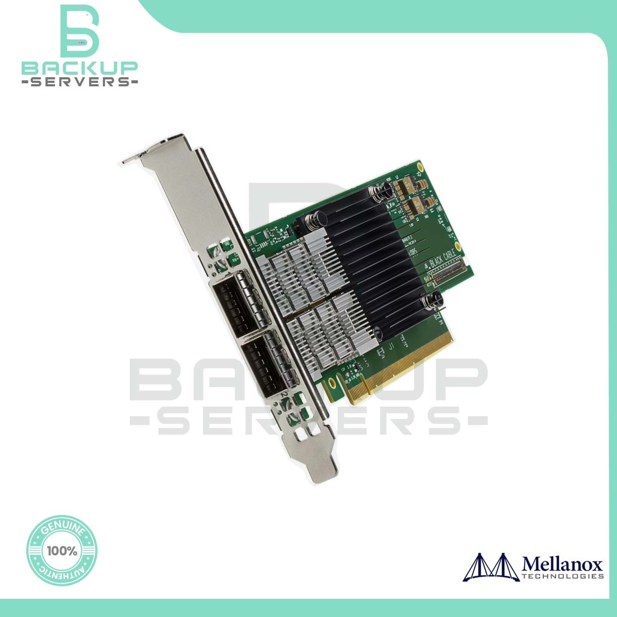 MCX653106A-HDAT Mellanox 2-Port 200Gbps QSFP56 High Profile Network Adapter Card