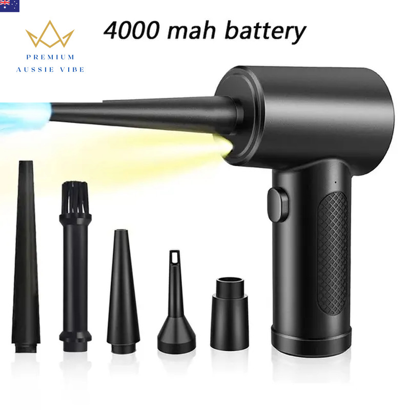 50000 RPM Compressed Air Duster Cordless Portable Rechargeable Wireless Electric