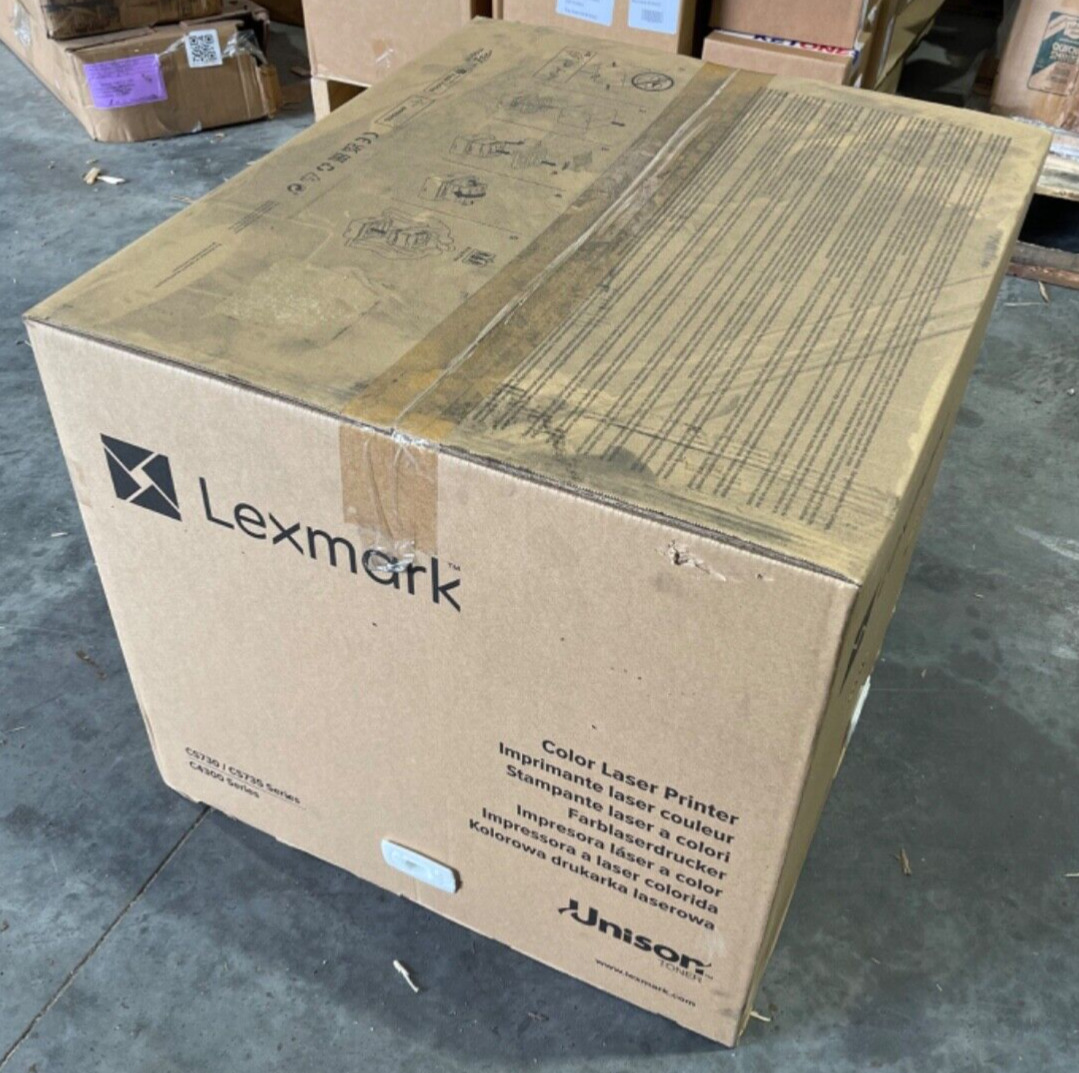 New Sealed Lexmark C4352 Professional Color Printer 52ppm 4.3” Touch Screen