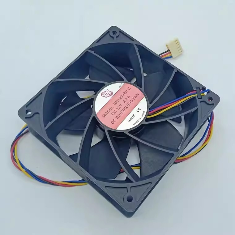 1PCS GH12038H-Z DC12V 2.7A 12CM 4-Pin Cooling Fan