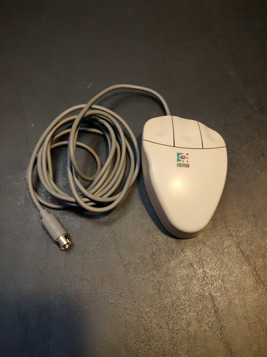 Logitech 3-Button MouseMan Serial-MousePort Mouse M-CQ38 - Vintage