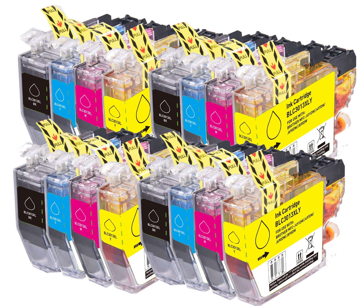 16P Printer Ink Compatible with Brother LC3013 MFC-J497DW MFC-J690DW MFC-J895DW