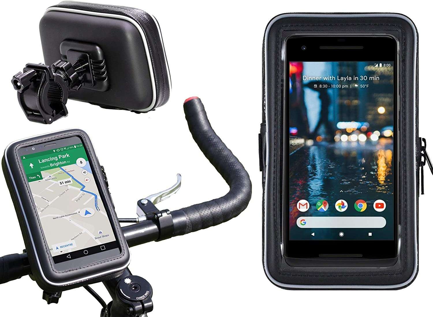 Navitech Waterproof Bike Mount For Theï - ï - Ulefone S1