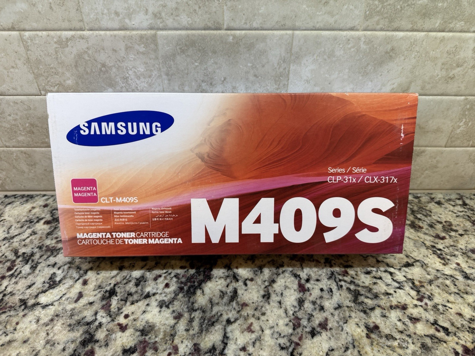 Samsung M409S Magenta Toner Cartridge CLT-M409S New Sealed Wow Fast Shipping