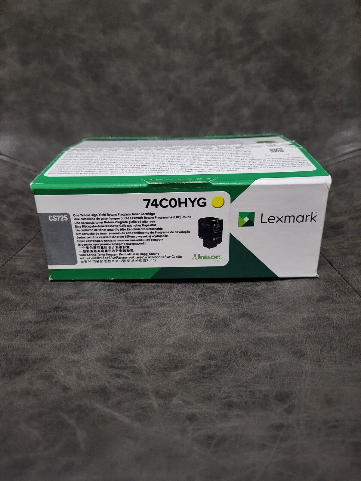 Lexmark One Yellow High Yield Toner Cartridge 74C0HYG