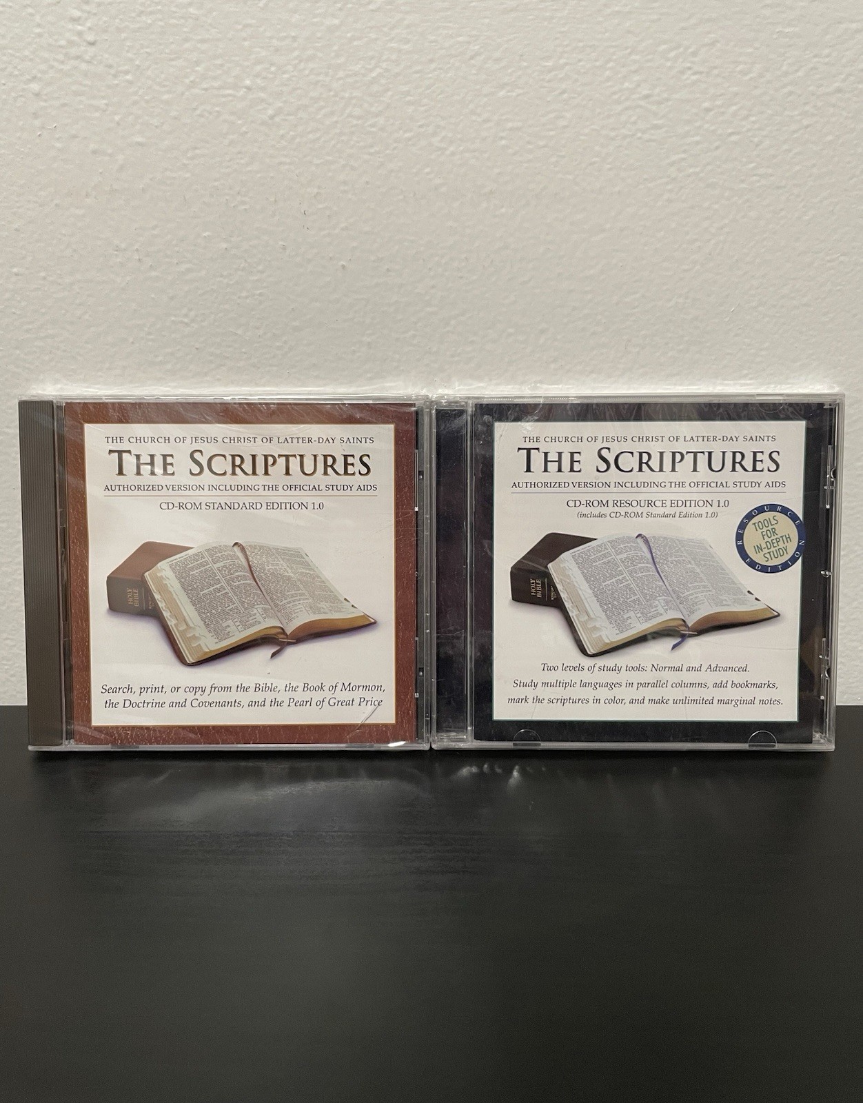 The Scriptures CD-ROM Bundle NEW SEALED Standard & Resource Edition 1.0 PC LDS