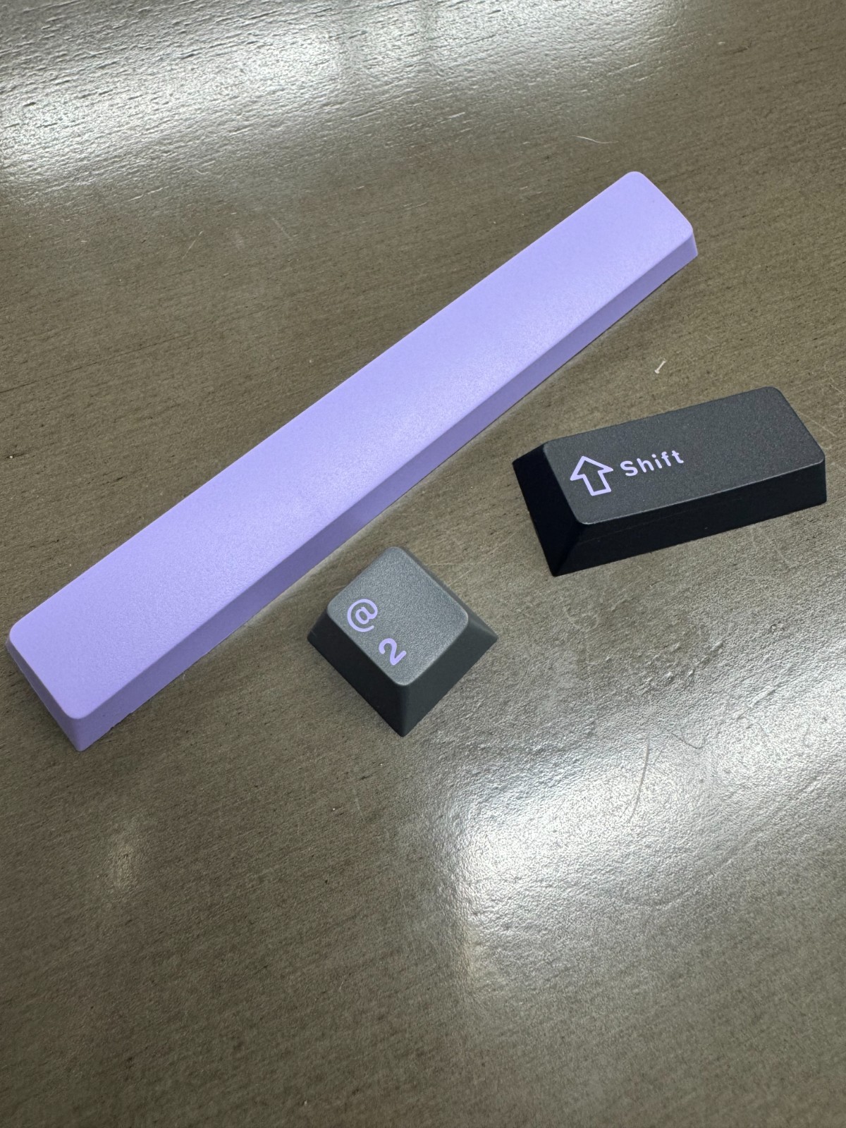 MCHOSE G98 Pro Purple/Black/Gray Keycaps (99 pieces). Keyboard keycaps.